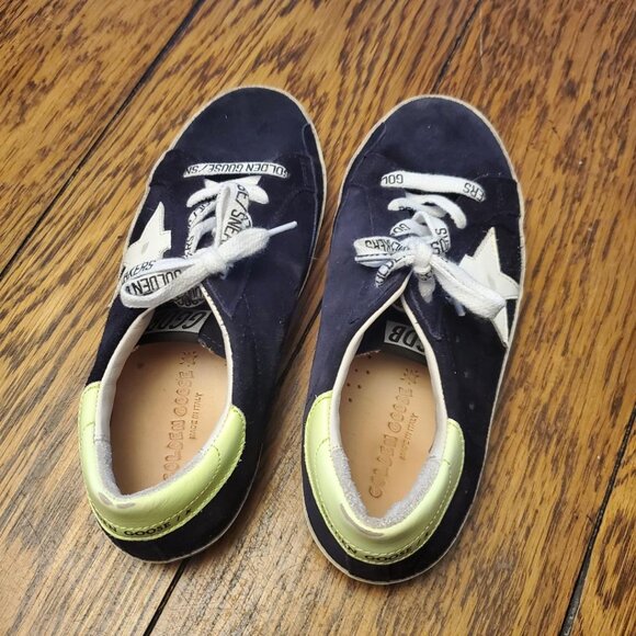 Authentic Women's Golden Goose Sneaker, Size 34 (US W 4) Black leather, Great Co - Picture 2 of 10